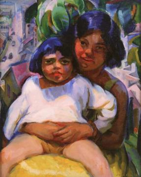 Mexican Children Artwork by Edouard Vysekal