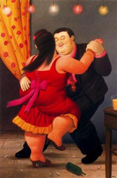 Dancers Artwork by Fernando Botero