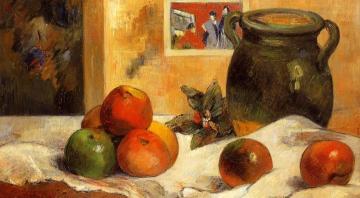 Still Life With Japanese Print Artwork by Paul Gauguin