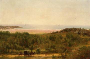 Newport Beach, Rhode Island Artwork by Thomas Worthington Whittredge