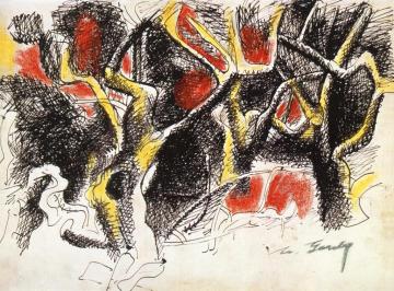 Schary's Orchard Artwork by Arshile Gorky