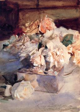 Roses Artwork by John Singer Sargent
