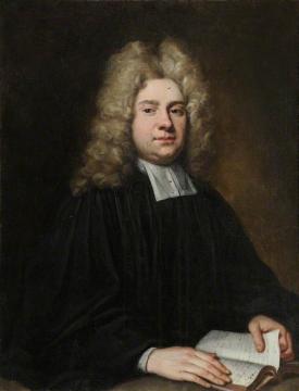 Laurence Echard, Geographer and Historian Artwork by Sir Godfrey Kneller