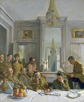 Members Of The Allied Press Artwork by Sir William Orpen