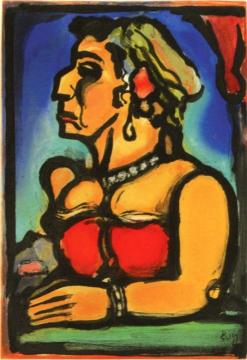 The Shooting Star Circus: Madame Carmencita Artwork by Georges Rouault