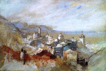 View of Bregenz Artwork by Joseph Mallord William Turner