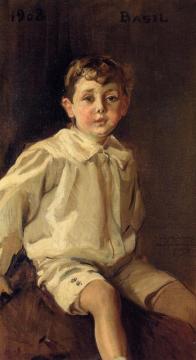 Portrait of Basel Mundy Artwork by Joaquin Sorolla y Bastida