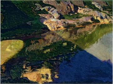 The Shadow of Alcantara Bridge, Toledo Artwork by Joaquin Sorolla y Bastida