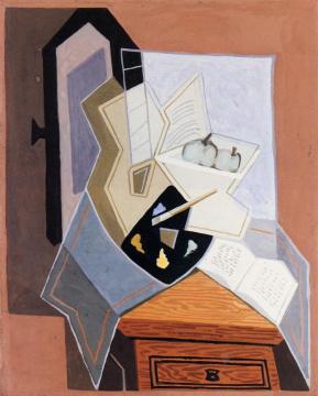 Still Life At The Open Windowq Artwork by Juan Gris