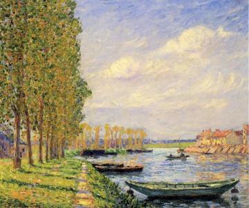 A Canal at St. Mammes Artwork by Francis Picabia