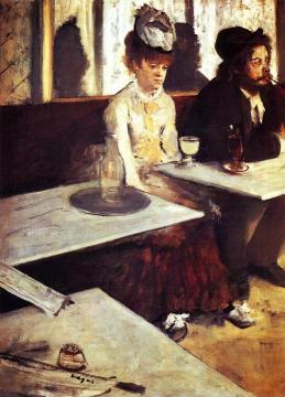The Absinthe Drinker Artwork by Edgar Degas
