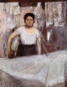 Woman Ironing Artwork by Edgar Degas