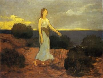 La Fee des Greves Artwork by Pierre Puvis de Chavannes