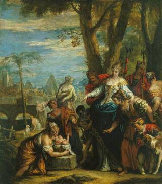 The Finding Of Moses Artwork by Sebastiano Ricci