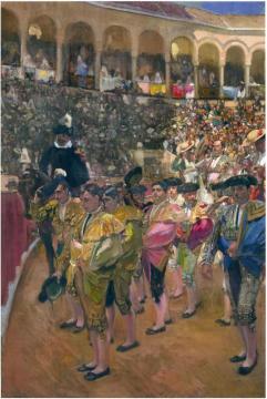 Seville, the Bullfighters Artwork by Joaquin Sorolla y Bastida