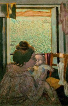Motherhood At The Window Artwork by Maurice Denis