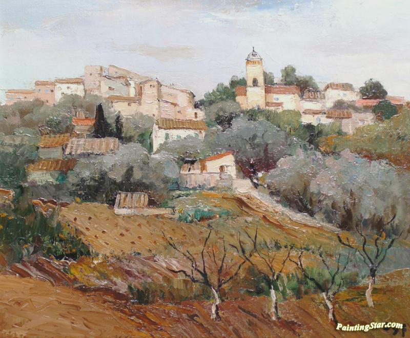 Village In Provence Artwork by Marcel Dyf