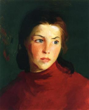 Irish Girl (mary Lavelle) Artwork by Robert Henri
