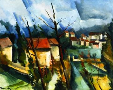 Village View Artwork by Maurice De Vlaminck