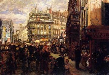 Weekday In Paris Artwork by Adolph von Menzel