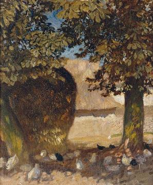 Sunlight and Shadow Artwork by Sir George Clausen