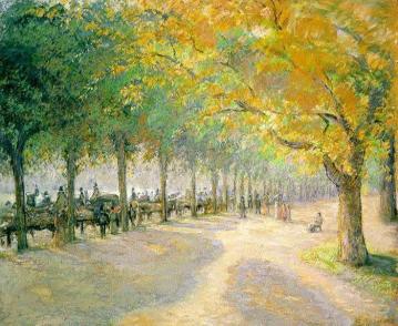 Hyde Park, London Artwork by Camille Pissarro