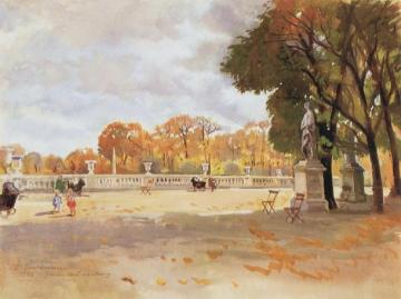 The Luxembourg Gardens Artwork by Zinaida Serebriakova