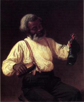 Shining Shoes Artwork by Thomas Waterman Wood