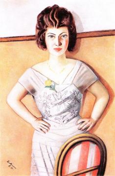 Portrait Of Frau Dr. Heidel Artwork by Max Beckmann