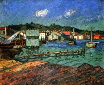 The Port of Martigues Artwork by Raoul Dufy