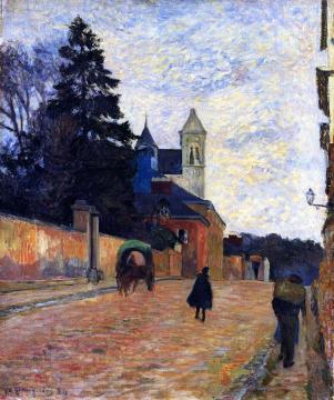 Street in Rouen Artwork by Paul Gauguin