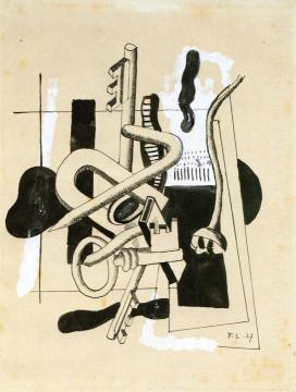 Composition with Keys Artwork by Fernand Léger