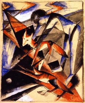 Noah with the Foxes Artwork by Franz Marc