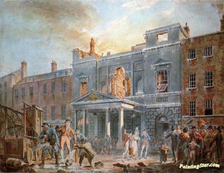 The Pantheon, the Morning after the Fire Artwork by Joseph Mallord William Turner