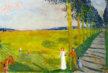 Country Landscape Artwork by Maurice Denis
