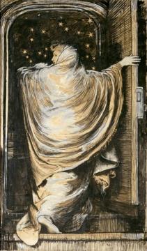 The Woman In White Artwork by Frederick Walker