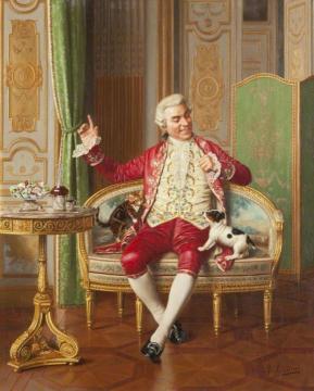 My Two Little Friends Artwork by Andrea Landini