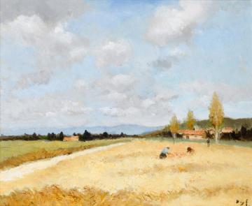 In The Fields Artwork by Marcel Dyf