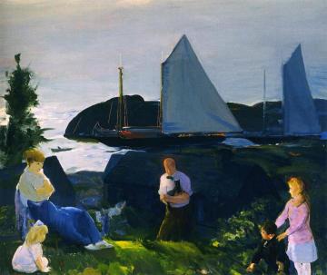 Evening Group Artwork by George Wesley Bellows