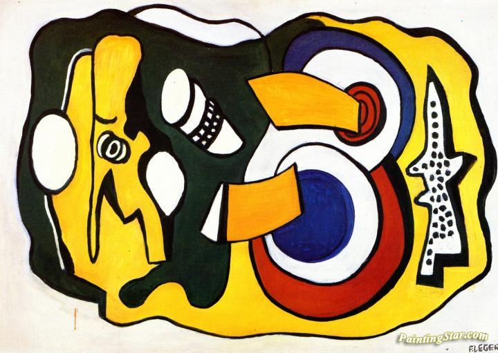 Mechanical Elements Artwork by Fernand Léger