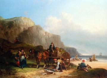Scene in the Isle of Wight Artwork by William Shayer Snr