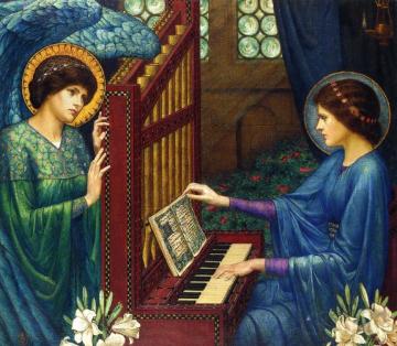 Saint Cecilia Artwork by Sidney Harold Meteyard