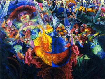 The Laugh Artwork by Umberto Boccioni