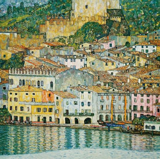 Malcesine On Lake Garda Artwork by Gustav Klimt