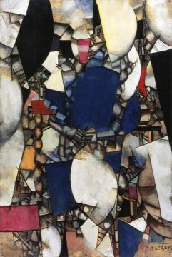Woman In Blue Artwork by Fernand Léger