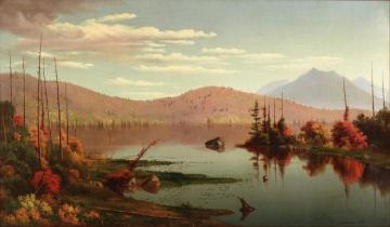 A Lake in the Mountains Artwork by Levi Wells Prentice