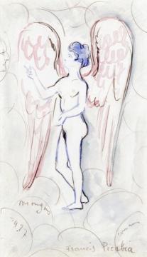 Angel Artwork by Francis Picabia