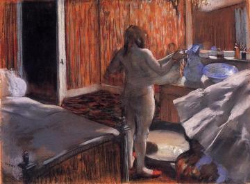 Woman at Her Toilette Artwork by Edgar Degas