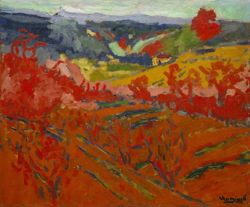 Autumn Landscape, 1905 Artwork by Maurice De Vlaminck