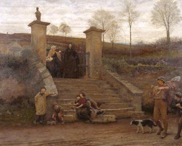 The Old Gate Artwork by Frederick Walker